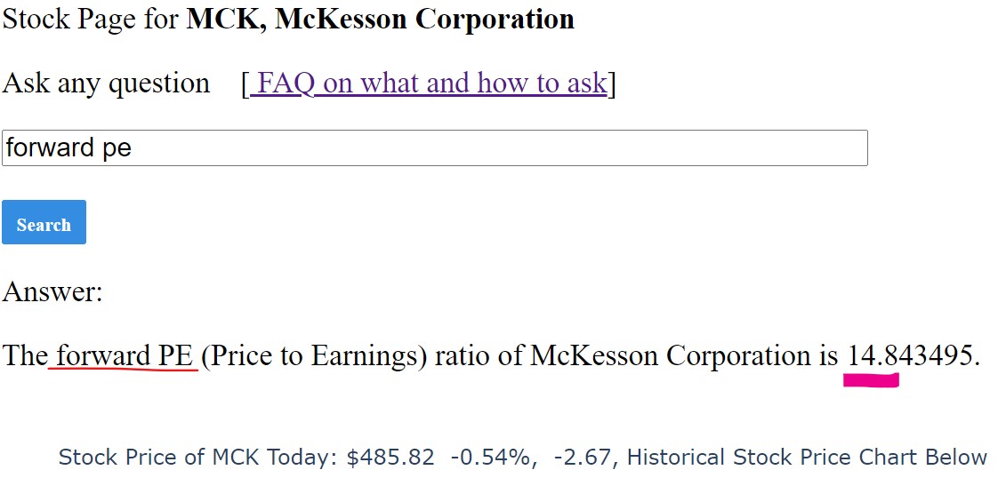 p/e ratio example 3